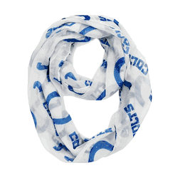 Indianapolis Colts Sheer Infinity Scarf Alternate