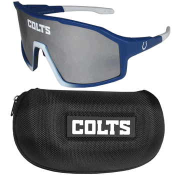 Indianapolis Colts Shield Sunglasses with Case