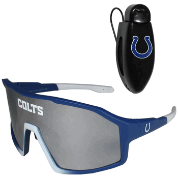 Indianapolis Colts Shield Sunglasses with Visor Clip