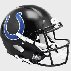 Indianapolis Colts Speed Full Size Replica Football Helmet 2023 Alternate On-Field Indiana Nights