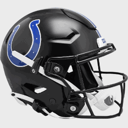 Indianapolis Colts SpeedFlex Full Size Authentic Football Helmet 2023 Alternate On-Field