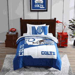 Indianapolis Colts Status Bed In A Bag Twin