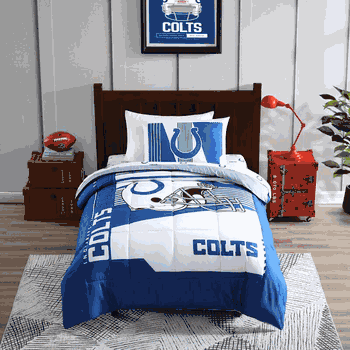 Indianapolis Colts Status Bed In A Bag Twin