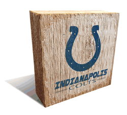 Indianapolis Colts Team Logo Block 6X6