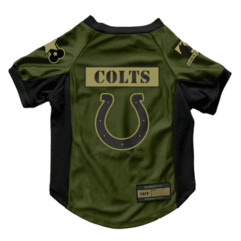 Indianapolis Colts Valor Pet Stretch Jersey - Large