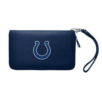 Indianapolis Colts Zip Organizer Wallet Pebble Navy
