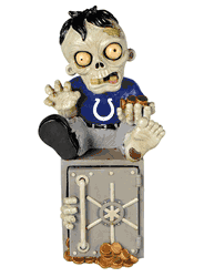 Indianapolis Colts Zombie Figurine Bank CO