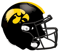 Iowa Hawkeyes 12in Authentic Helmet Sign