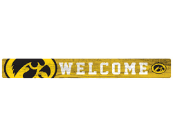 Iowa Hawkeyes 16in. Welcome Strip