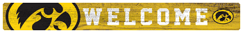 Iowa Hawkeyes 16in. Welcome Strip