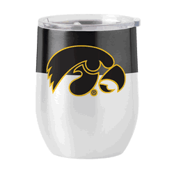 Iowa Hawkeyes 16oz Colorblock Stainless Curved Beverage