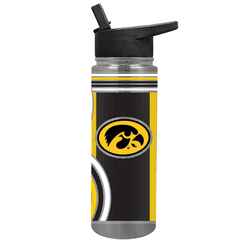 Iowa Hawkeyes 24oz Cool Vibes Jr. Thirst Hydration Water Bottle