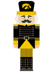 Iowa Hawkeyes 31" Nutcracker Leaner