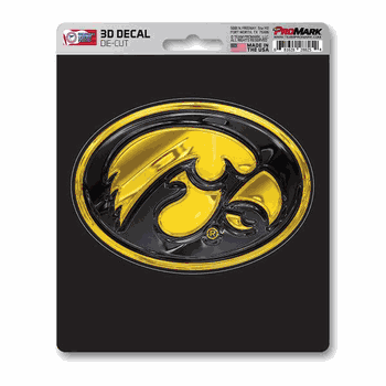 Iowa Hawkeyes 3D Decal Sticker