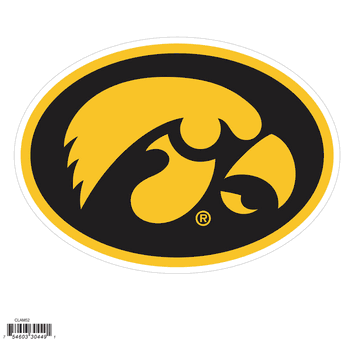 Iowa Hawkeyes 8 inch Logo Magnets