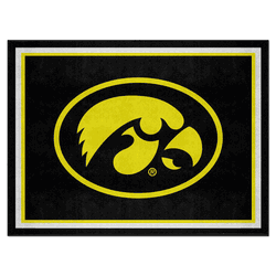 Iowa Hawkeyes 8ft. x 10 ft. Plush Area Rug