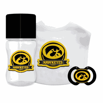 Iowa Hawkeyes Baby Gift Set 3 Piece