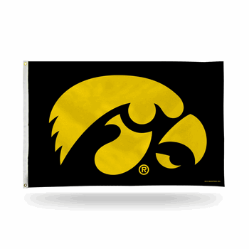 Iowa Hawkeyes Standard 3' x 5' Banner Flag