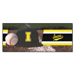 Iowa Hawkeyes Baseball Runner Rug - 30in. x 72in.
