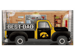 Iowa Hawkeyes Best Dad Truck 6x12 Sign