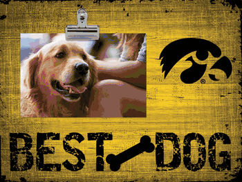Iowa Hawkeyes Best Dog Clip Frame
