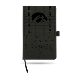 Iowa Hawkeyes Black Laser Engraved Small Notepad