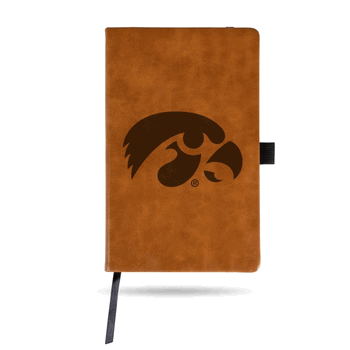 Iowa Hawkeyes Brown - Primary Laser Engraved Small Notepad