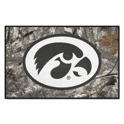 Iowa Hawkeyes Camo Starter Mat Accent Rug - 19in. x 30in.