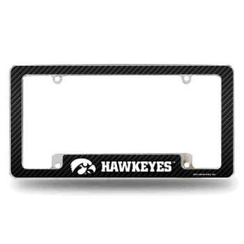 Iowa Hawkeyes Carbon Fiber 12
