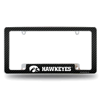 Iowa Hawkeyes Carbon Fiber 12