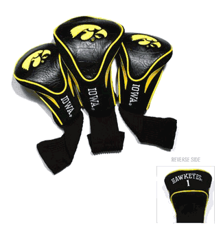Iowa Hawkeyes Club 3 Piece Contour Headcover Set