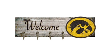 Iowa Hawkeyes Coat Hanger 6x24