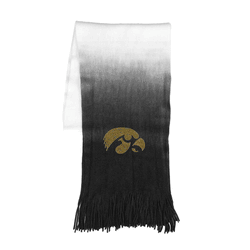 Iowa Hawkeyes Dip Dye Scarf Black