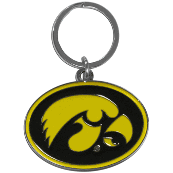 Iowa Hawkeyes Enameled Key Chain