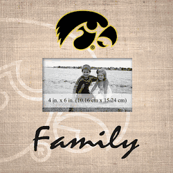Iowa Hawkeyes Family Picture Frame