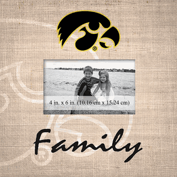 Iowa Hawkeyes Family Picture Frame