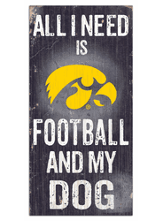 Iowa Hawkeyes Football and My Dog Sign