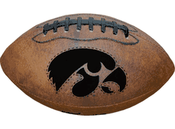 Iowa Hawkeyes Football - Vintage Throwback - 9 Inches