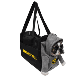 Iowa Hawkeyes Furry Fan Pet Carrier