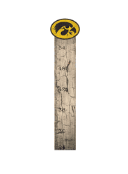 Iowa Hawkeyes Growth Chart Sign 6x36