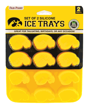 Iowa Hawkeyes Ice Trays 2-Pack