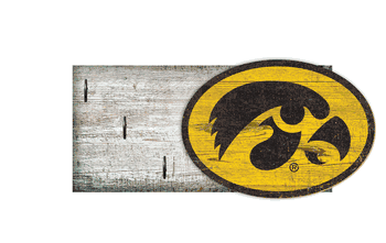 Iowa Hawkeyes Key Holder 6x12