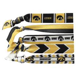 Iowa Hawkeyes Knotted Hair Tie