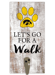 Iowa Hawkeyes Leash Holder 6x12 Sign