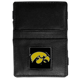 Iowa Hawkeyes Leather Jacob's Ladder Wallet