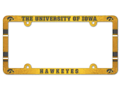 Iowa Hawkeyes License Plate Frame - Full Color
