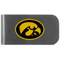 Iowa Hawkeyes Logo Bottle Opener Money Clip