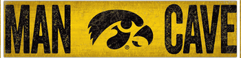 Iowa Hawkeyes Man Cave Sign