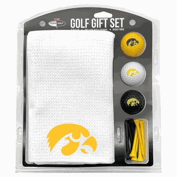 Iowa Hawkeyes Microfiber Towel Gift Set - 16 x 40 (White)