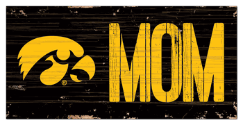 Iowa Hawkeyes MOM Sign